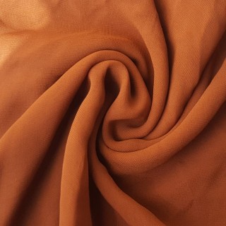 Plain Chiffon Hijab - Bronze Brown